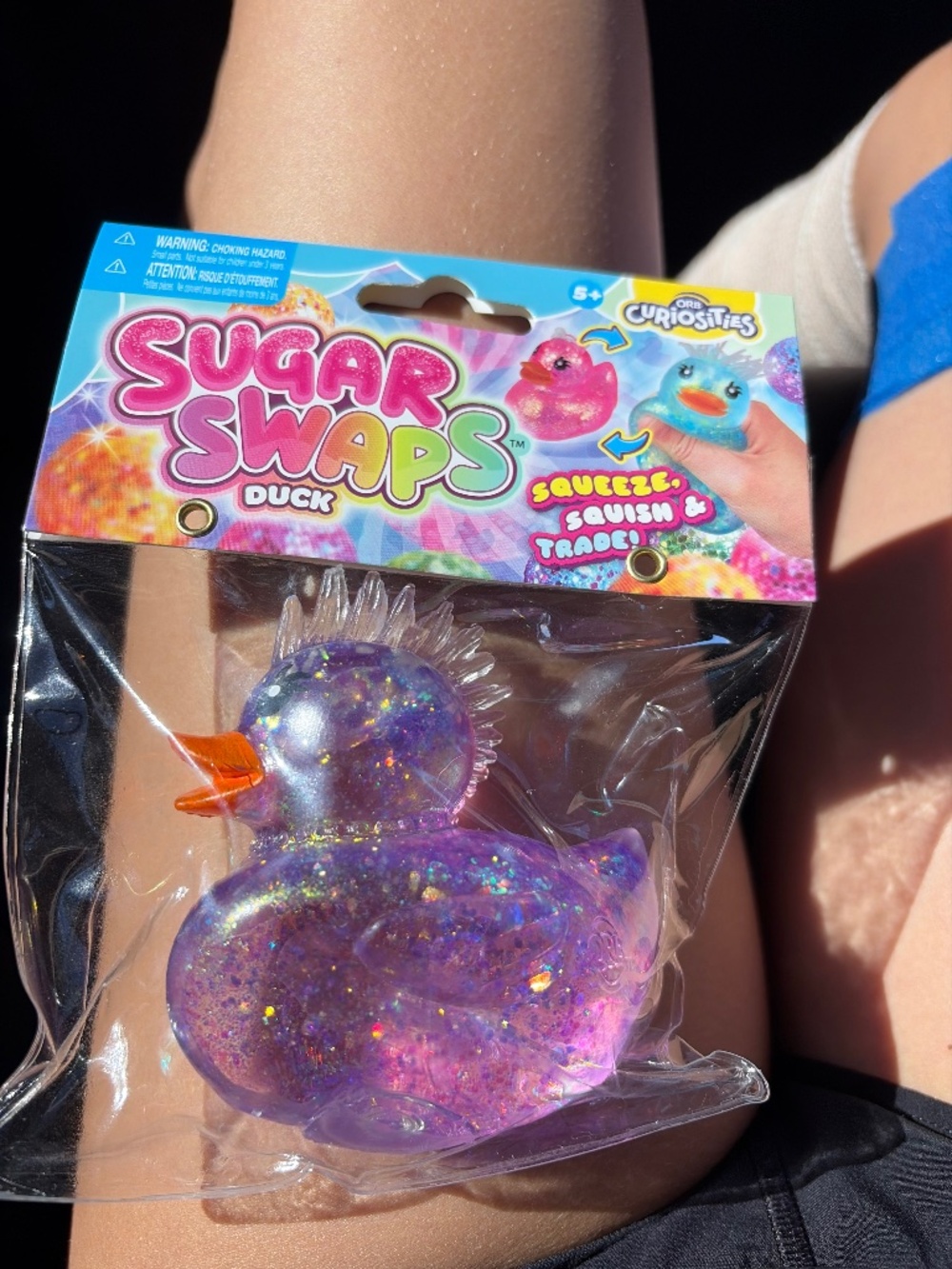 Purple sugar swaps duck